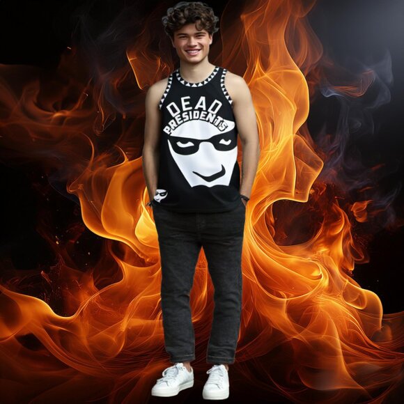 Headgear Classics Black Dead Presidents 1995 Basketball Jersey, Size Medium - Picture 7 of 8